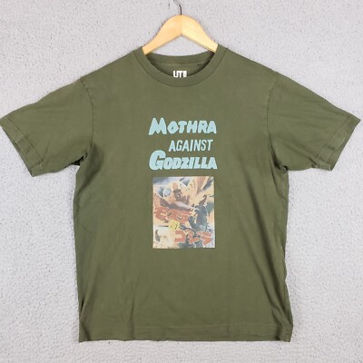 UNIQLO UT × Godzilla World Mothra Against Godzilla Graphic T-shirt Green Size M-image