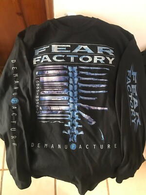 Fear factory long sleeve M shirt Nailbomb Asesino Brujeria Napalm death Gojira-image