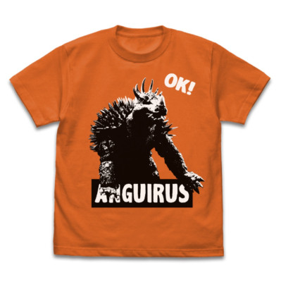 Anguirus OK T-shirt Orange TOHO Godzilla Store Japanese Character Monster Kaiju-image