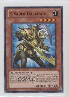 2010 Yu-Gi-Oh! 5D's Duelist Toolbox Starter Deck 1st Edition X-Saber Galahad 5e6-image