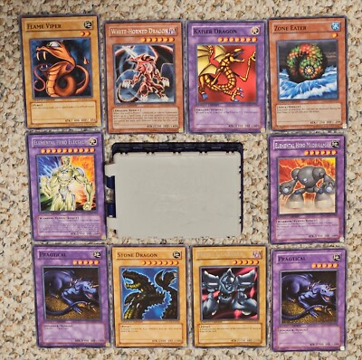 Yu Gi Oh GX McDonald's Card Holder 2006 w/ 10 Cards-image