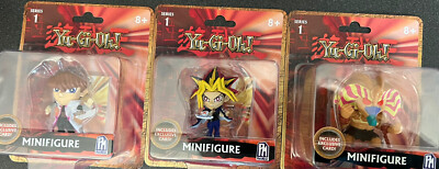Phat Mojo Series 1 Yu-Gi-Oh Mini Figures w/cards  *Set of 3 * 2020 SEALED Yami-image