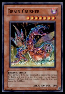 Yu-Gi-Oh! Brain Crusher #GX03-EN001 Light Play-image