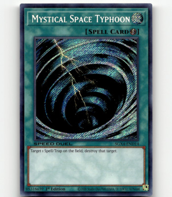 Yugioh Mystical Space Typhoon (Secret Rare) - Speed Duel GX: Midterm Destruction-image