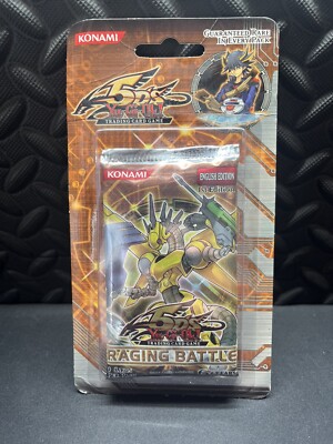| Yugioh Raging Battle 5Ds 1st Edition Blister Booster Pack Rare Sealed 🔥 |-image