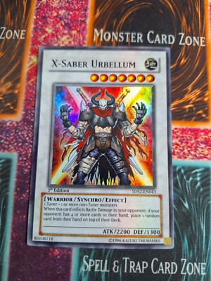 Yu-Gi-Oh! TCG X-Saber Urbellum 5DS2-EN043 Super Rare 1st Edition Near Mint a1/-image