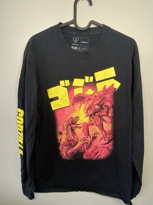 Godzilla Movie Longsleeve Shirt Size Medium Black Crunchyroll-image