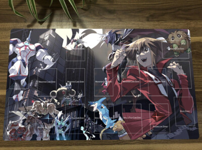 YGO GX Family Duel Playmat TCG CCG Mat Trading Card Game Mat With Free Bag-image