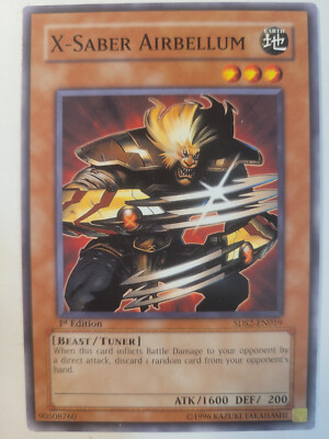 X-Saber Airbellum - 5DS2-EN019 - Common - 1st Edition  - LP - YuGiOh!-image