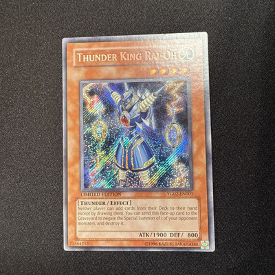 Thunder King Rai-Oh YG02-EN001 Yu-Gi-Oh! GX Manga Promotional Cards Limited...-image