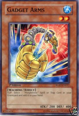 RGBT EN017 1ST ED 3X GADGET ARMS COMMON CARDS-image