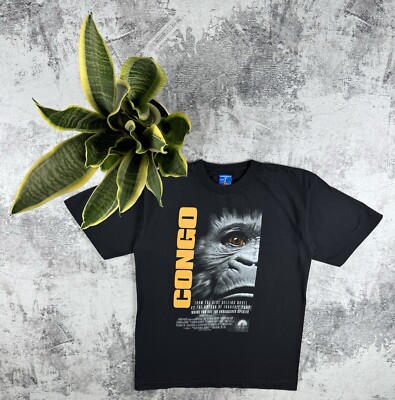 Vintage 90S Congo Film Monkey Movie Cartoon Authentic Merch 90S 1995 T Shirt Tee-image
