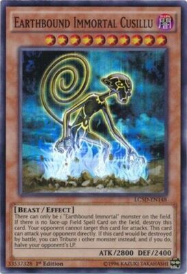 YU-GI-OH! EARTHBOUND IMMORTAL Cusillu Super Rare 1st Ed NM LC5D-EN148-image
