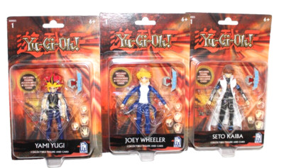 NEW Phatmojo Yu-Gi-Oh! Action figure SET 3 figures Wheeler Yami Seto *DAMAGE-image