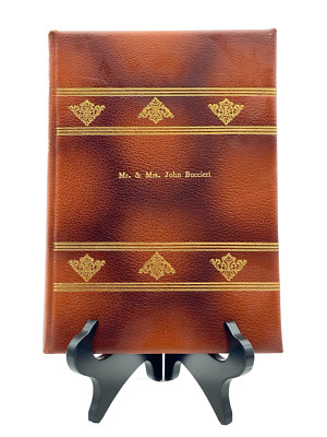 James Beard's Treasury of Outdoor Cooking (1960)LEATHER BINDING+GOLD PAGE GILD-image
