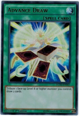 1 x Advance Draw - LC5D-EN047 - Ultra Rare - 1st Edition Near Mint, English-image