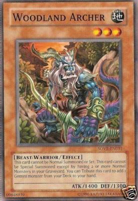 SOVR EN031 3X UNL ED WOODLAND ARCHER COMMON CARDS-image