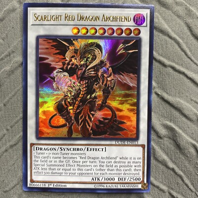 YUGIOH SCARLIGHT RED DRAGON ARCHFIEND DUDE-EN013 1ST ULTRA-image