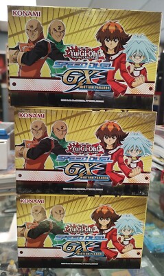 (3) LOT Yu Gi Oh Speed Duel GX Midterm Paradox Trading Card Game Box-image