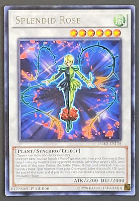 Yugioh TCG - Splendid Rose - LC5D-EN100 - NM - 1st Edition - Rare - Synchro 2014-image