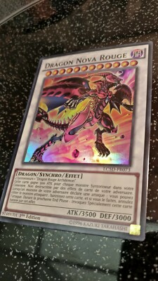 1x Yu-Gi-Oh! FRENCH Red Nova Dragon - LC5D-FR073 - Super Rare - 1st Edition - NM-image