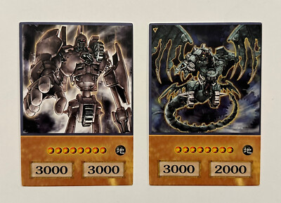 Yu-Gi-Oh GX Anime Style Cards - Ancient Gear Golem Gadjitron Dragon Alistar UK-image