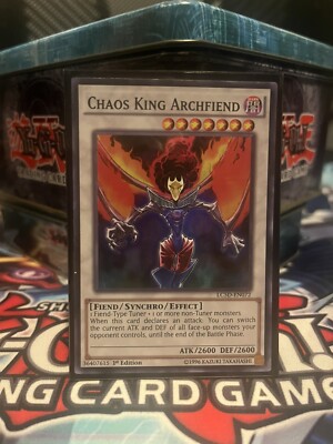 Chaos King Archfiend - LC5D-EN072 - Super Rare [Mint!] 1st Edition-image