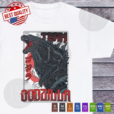 Godzilla King of Monster T Shirt Pop Culture Gojira Japanese Tee Movie clothes-image