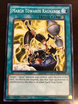 March Toward Ragnarok LC5D-EN194 YuGiOh! Legendary Collection 5Ds 1st Ed NM x1-image