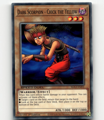Yugioh Dark Scorpion - Chick the Yellow Speed Duel GX: Duelists of Shadows-image