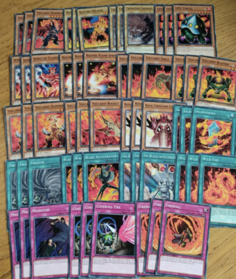 🔥 VOLCANIC DECK CORE 57 CARDS TOTAL - SGX1 - SPEED DUEL GX BOX - YUGIOH 🔥-image