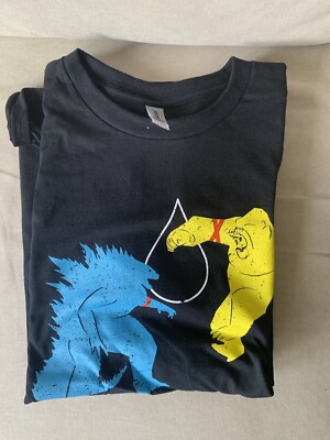 American Red Cross Give Blood T Shirt Godzilla x Kong The New Empire Large NEW-image