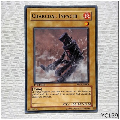 Charcoal Inpachi - 5DS1-EN005 - Common 1st Edition Yugioh Card (A) (YC139)-image