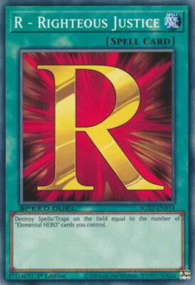 3 x R - Righteous Justice - SGX2-ENA14 - Common - 1st Edition Near Mint, English-image