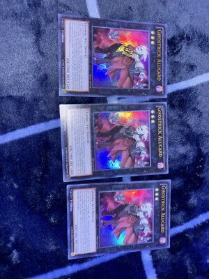 X3 Yugioh Ghostrick Alucard  1st Edition - LP/NM MP14-EN162 Free Shipping-image