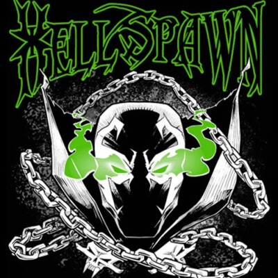 SPAWN TeeVillain T-Shirt HELLSPAWN Comic Book Artwork Tee Todd McFarlane Image-image