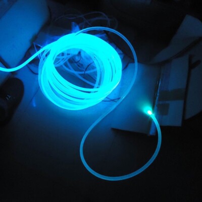 Fiber Optic Cable 1.5mm/ 2mm/ 3mm/ 4mm Transparent Polymer Core Side Glow-image