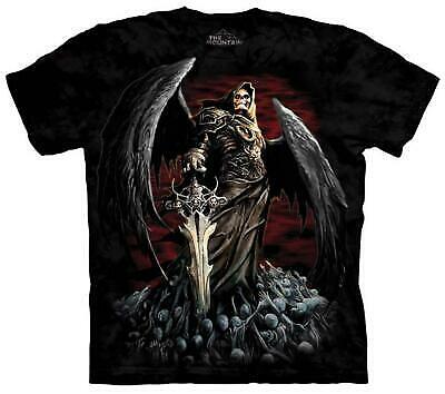 The Mountain Tie Dye T-Shirt Death Wish Angel Demon Devil Horror Classic Retro-image