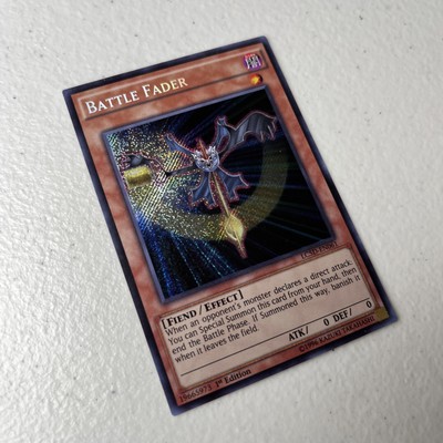 Battle Fader  LC5D-EN061  Secret Rare 1st Edition Yugioh Card  Near Mint-image