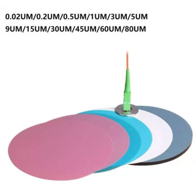 3Pc Diamond Polishing Pad Lapping Microfinishing Film ﻿for Optic Fibre Connector-image