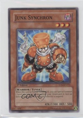 2009 Yu-Gi-Oh! 5D's 2 Starter Deck 1st Edition Junk Synchron #5DS2-EN014 0ms5-image