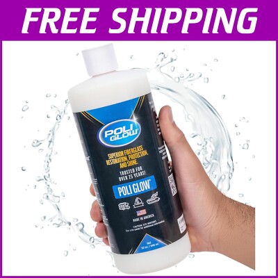 Acrylic Polymer Fiberglass Polish - 32oz for Boats and RVs, Lasting Protection-image