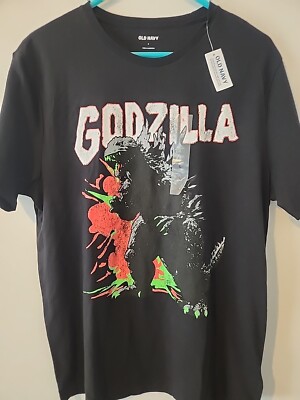 Old Navy Godzilla Adult LG Large T-Shirt Tee-image