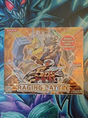 Yugioh! 5Ds Raging Battle Booster Box FACTORY SEALED 1st Edition 2009-image