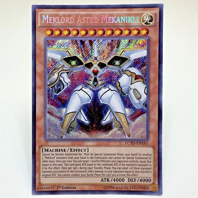Yugioh Meklord Astro Mekanikle LC5D-EN161 1st Edition Secret Rare Holo - NM-image