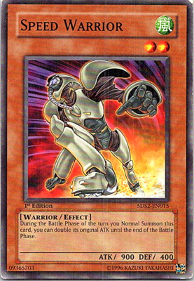 Speed Warrior 5DS2-EN015 Yu-Gi-Oh! Moderate Play 1st Edition-image