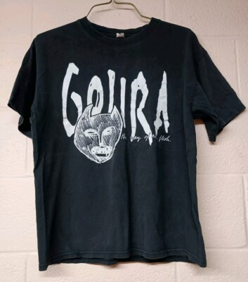 Vtg Gojira The Way of All Flesh American Tour 2008 XL Metal Band T-Shirt !RARE!-image