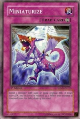 Miniaturize - 5DS2-EN039 - Common - 1st Edition x3 - Lightly Played-image