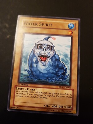 1x YuGiOh TCG Water Spirit 5DS1 EN002 Trading Card Game-image