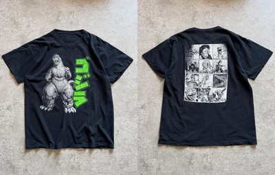 Vintage Godzilla Movie Tee 2000S Y2K Comic T-Shirt S-5XL Rare Reprint New-image